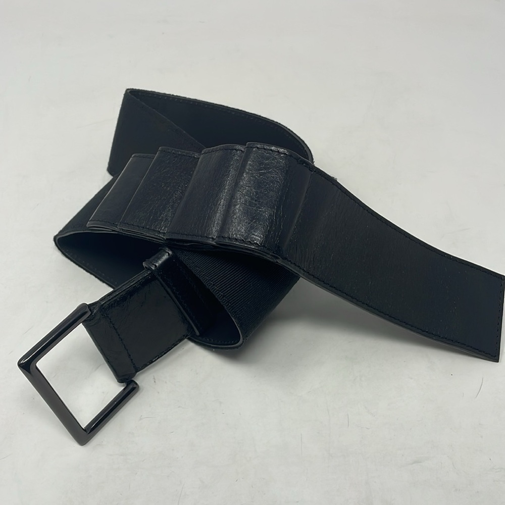 Sportmax Code Pleated Leather Belt🖤